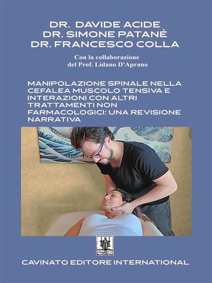 cover image of Manipolazione spinale nella cefalea muscolo tensiva e interazioni con altri trattamenti non farmacologici--una revisione narrativa